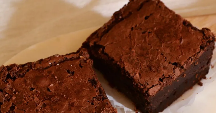 Porciones de brownie